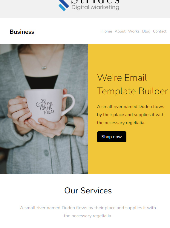 email template3